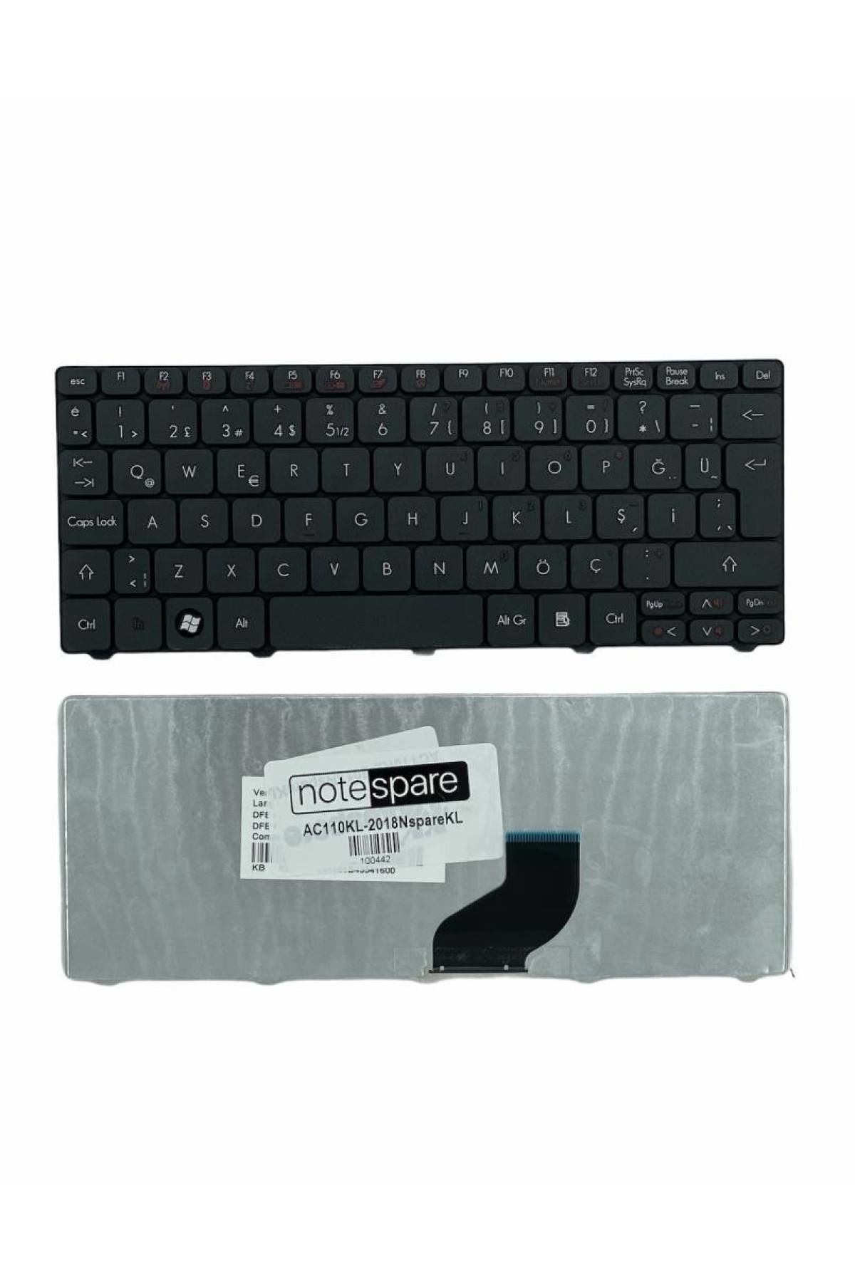 Acer ile Uyumlu 9Z.N3K82.Q0T, 9Z.N3K82.Q1D, 9Z.N3K82.R0T, 9Z.N3K82.R1D Notebook Klavye Siyah TR