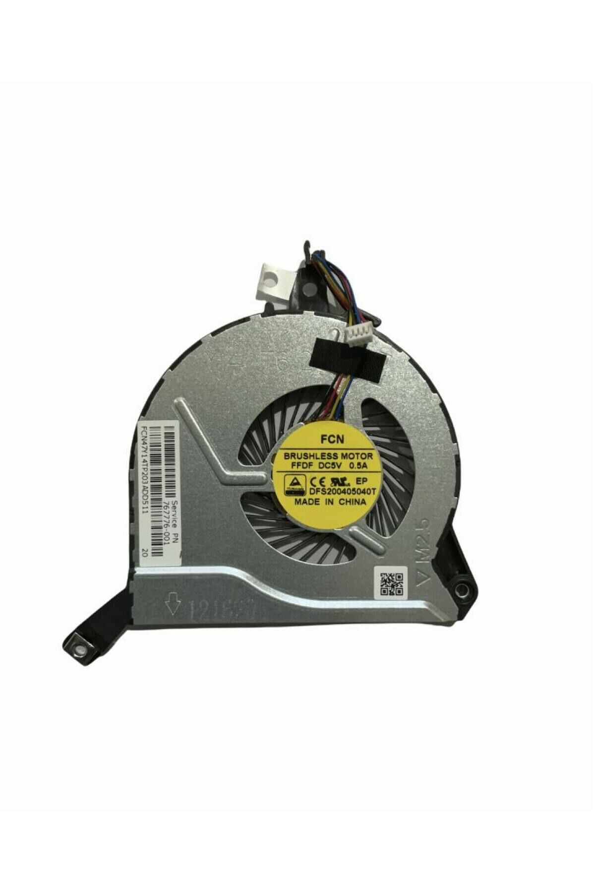 Hp ile Uyumlu Envy 15-k000st (J0B61EA), 15-k201nt (L4G35EA) Notebook CPU Fan, İşlemci Fanı