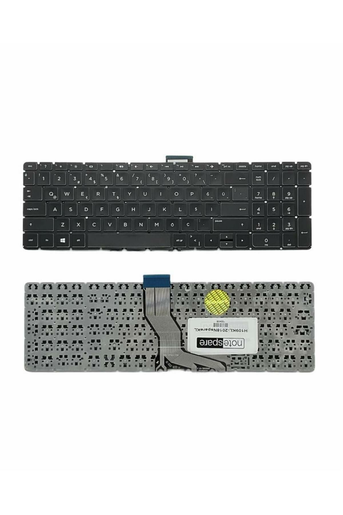 Hp ile Uyumlu 17-ab, 17-ab000, 17-ab200, 17-ab300 Notebook Klavye Siyah TR