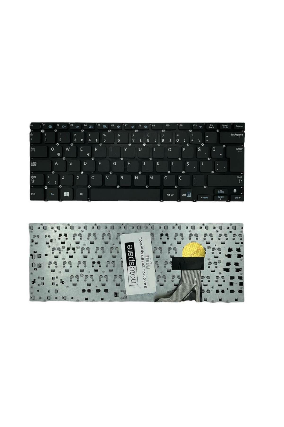 Samsung ile Uyumlu NP530U3C-A0CTR, NP530U3C-A0DTR, NP530U3C-A0ETR Notebook Klavye Siyah TR