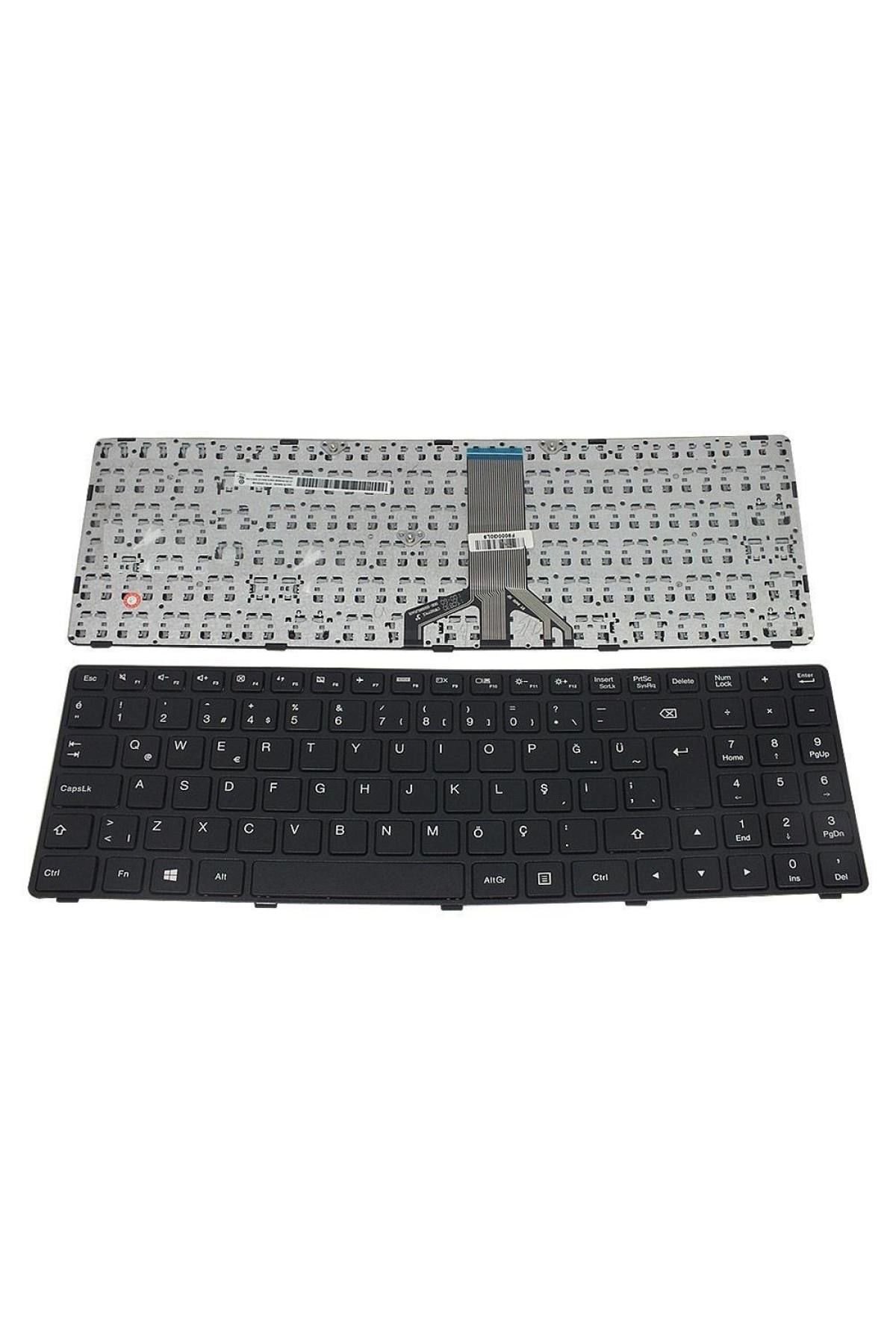 Lenovo ile Uyumlu 100-15ibd İ3, 100-15ibd İ5, 100-15ibd İ7 Notebook Klavye Siyah TR