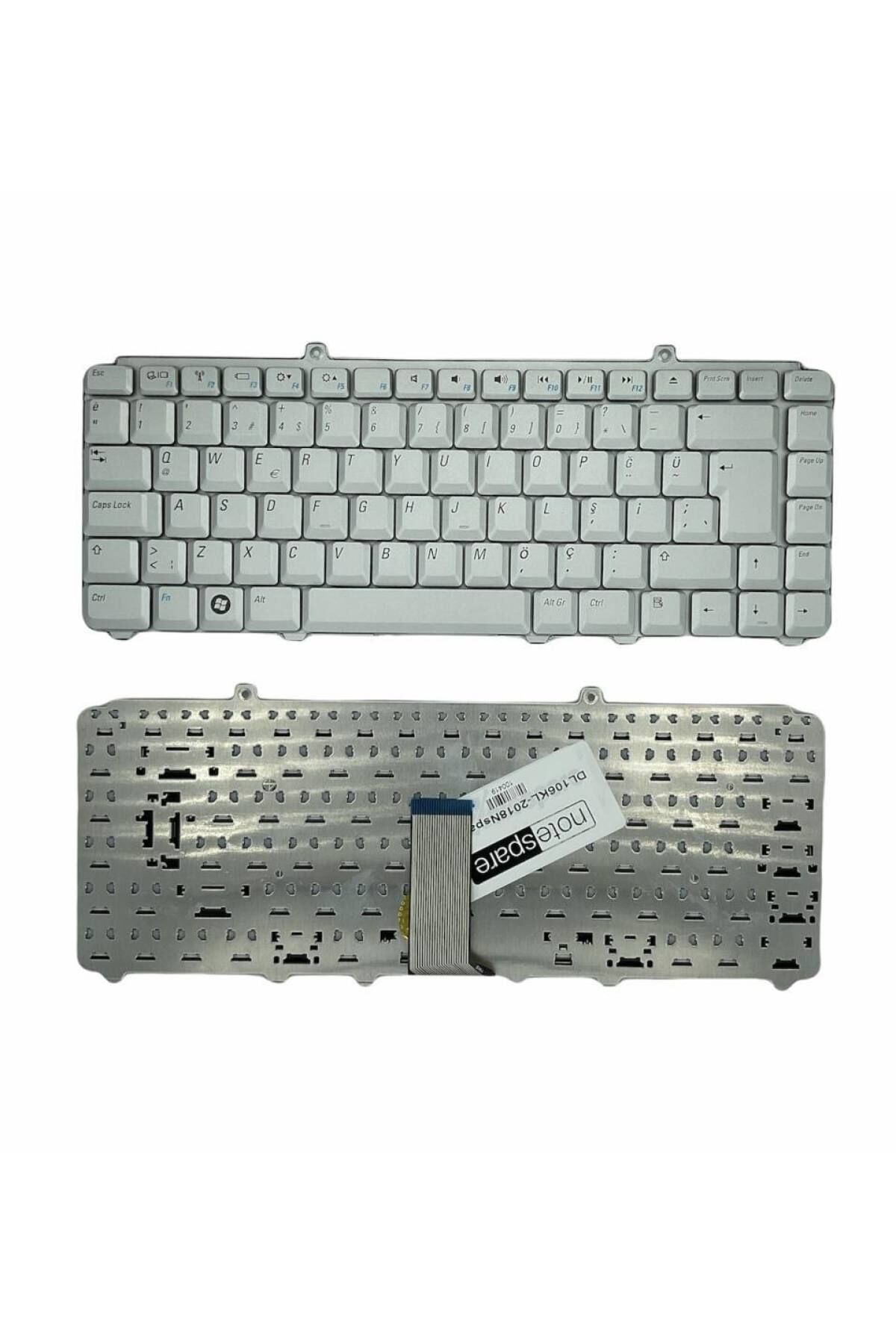 Dell ile Uyumlu NSK-D9A1D, NSK-D9K01, NSK-D9K0T, V071425AK1 Notebook Klavye Gümüş Gri TR