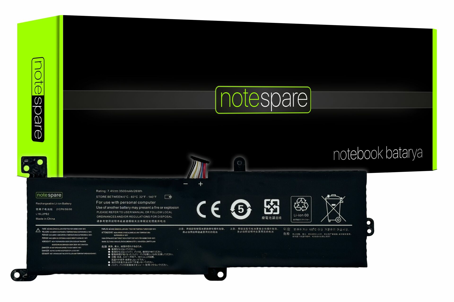 Lenovo ile Uyumlu IdeaPad 3-15IML05 81WB0061TX, 3-15IML05 81WB007RTX Notebook Batarya Pil