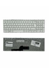 Samsung ile Uyumlu NP550P5C-S03TR, NP550P5C-S04TR, NP550P5C-S05TR Notebook Klavye Beyaz TR