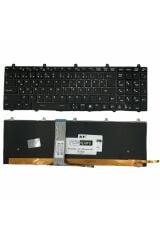 Msi ile Uyumlu GE60 0NC-037TR, GE60 0ND-453TR, GE60 0ND-459XTR Notebook Klavye Işıklı Siyah TR
