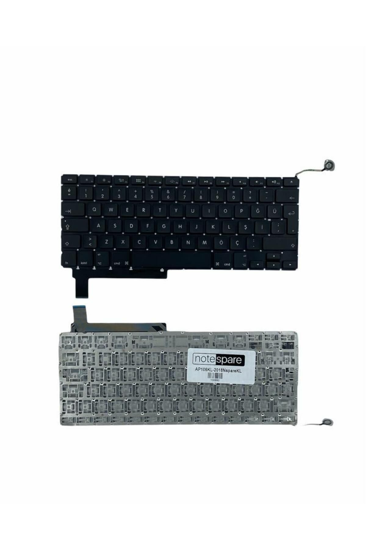 MacBook ile Uyumlu MB470, MB471 Laptop Klavye Siyah TR