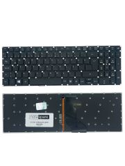 Acer ile Uyumlu Aspire 3 A315-53G NX.H9KEY.002, A515-41G NX.GPYEY.002 Işıklı Klavye Siyah TR