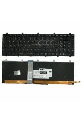 Msi ile Uyumlu V123322LK1, V132150AK1, V139922DK Notebook Klavye Işıklı Siyah TR