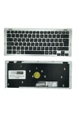 Sony ile Uyumlu Vaio VGN-SR190NJB, VGN-SR190PAB, VGN-SR190PCB Notebook Klavye Gümüş Gri TR