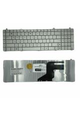 Asus ile Uyumlu 04GN5F1KUI00-2, 04GN5F1KUS00-2, 04GN5F2KUS00-2 Notebook Klavye Gümüş Gri TR