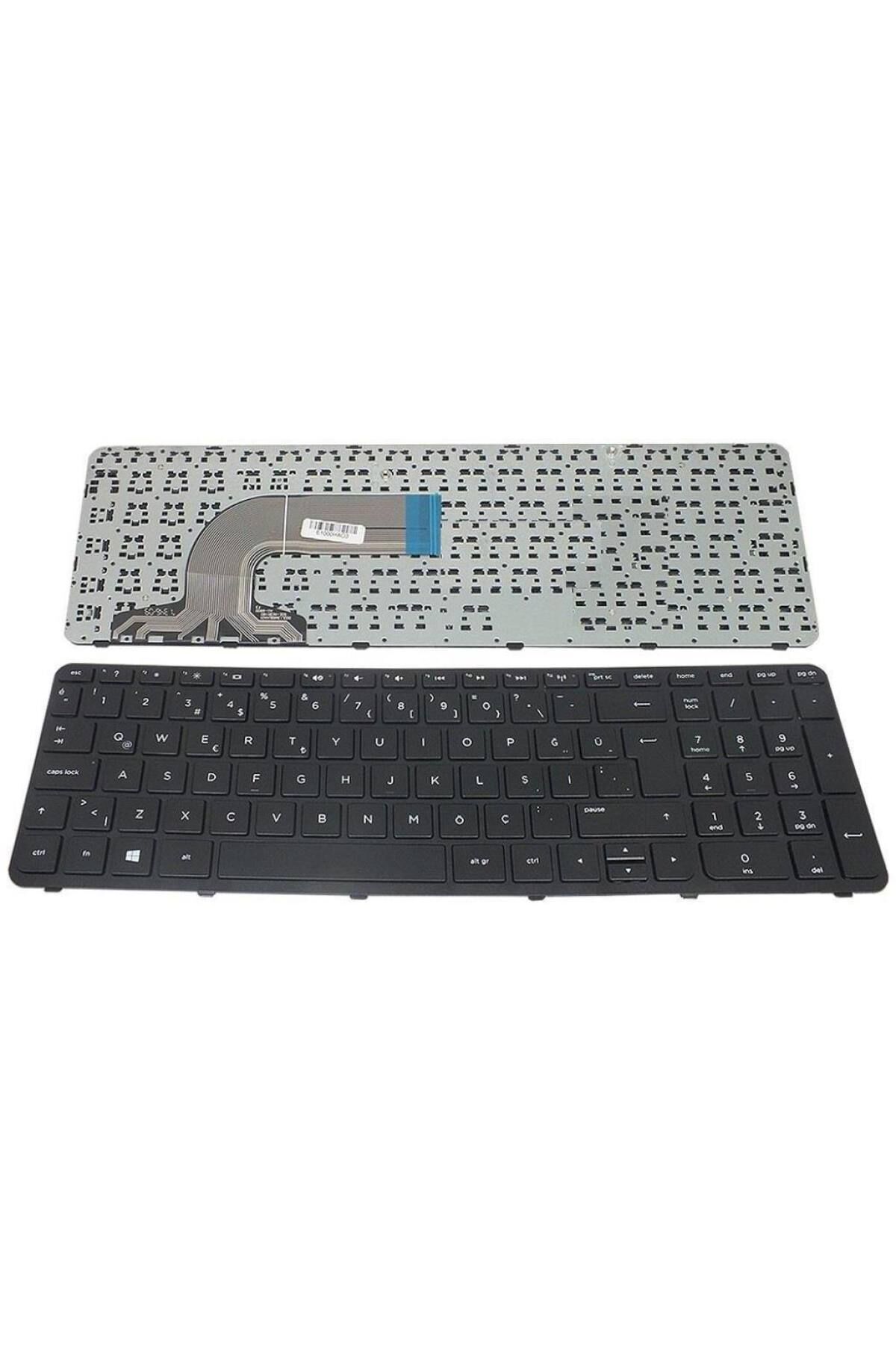 Hp ile Uyumlu 350 G1 J4U41EA, 350 G1 J4U42EA, 350 G1 K3X42EA Notebook Klavye Siyah Çerçeveli TR