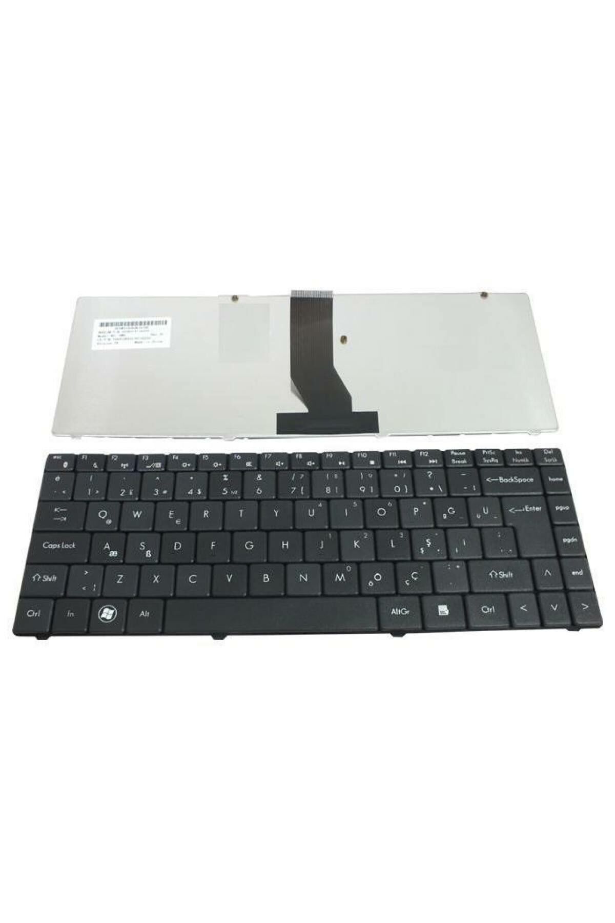 Casper ile Uyumlu CNW.2520-8M35P, CNW.2640-8N35P, CNW.B940-3K35B Notebook Klavye Siyah TR