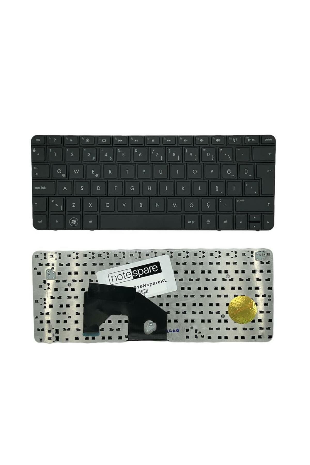 Hp ile Uyumlu Mini  210-1030BR, 210-1030eg, 210-1030NR, 210-1031eg Notebook Klavye Siyah TR