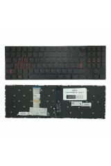 Lenovo ile Uyumlu Legion Y530-15ICH-1060 Type 81LB Notebook Klavye Işıklı Siyah TR