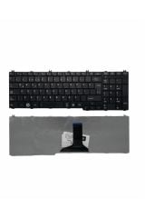 Toshiba ile Uyumlu AEBLBA00010-TR, AEBLBU00010, AETZ1U00020 Notebook Klavye Siyah TR