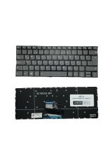 Lenovo ile Uyumlu IdeaPad 5CB0N79880, NSK-BWALN-C00-FPC Notebook Klavye Işıklı Füme TR