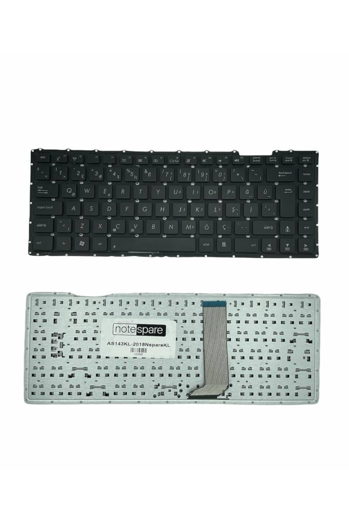 Asus ile Uyumlu K451LN-WX058H, K451LN-WX071H Notebook Klavye Siyah TR