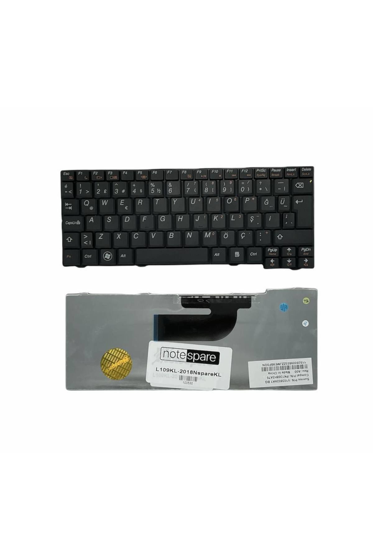 Lenovo ile Uyumlu 25-008465, 25-008466, 25-008871 Notebook Klavye Siyah TR