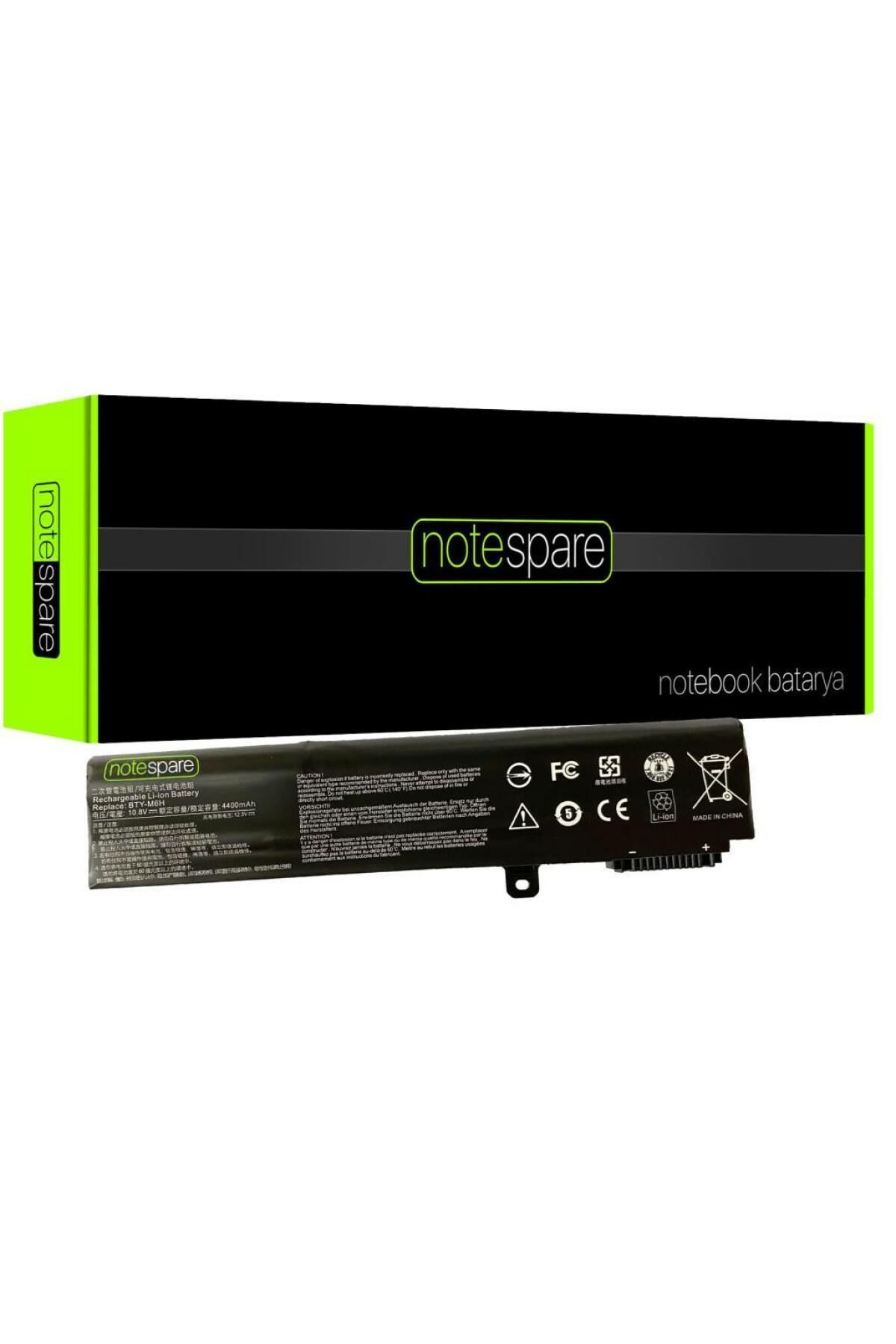 MSI ile Uyumlu GL63 MS-16P4, GL63 MS-16P7, GL72 MS-1796 Notebook Batarya Pil