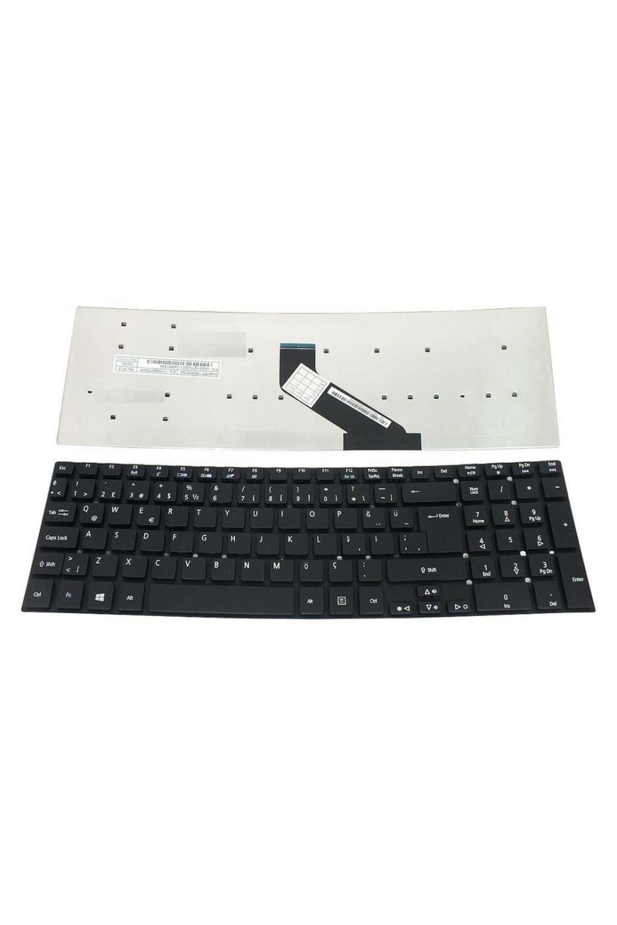Acer ile Uyumlu Aspire E5-571G-568S, E5-571G-56X9, E5-571G-57LT Notebook Klavye Siyah TR