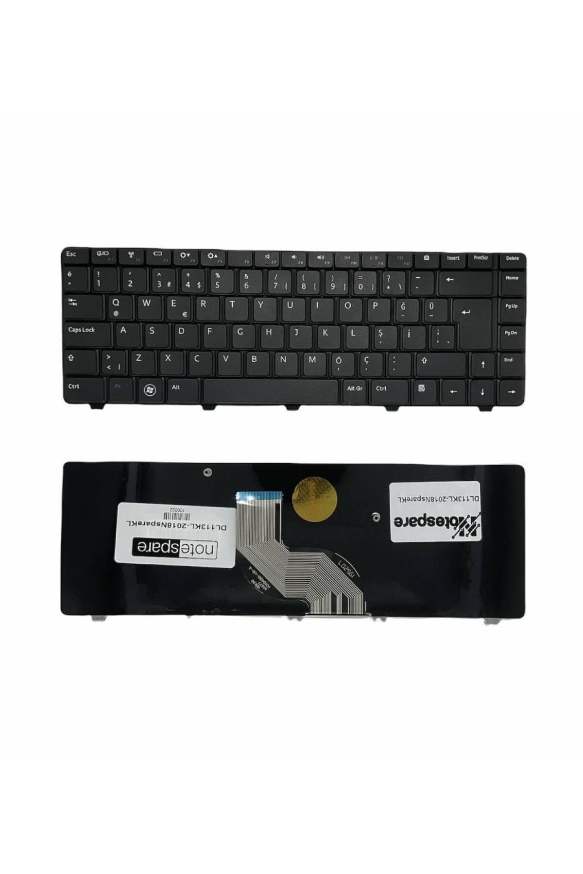 Dell ile Uyumlu NSK-DJH01, NSK-DJH0T, V100830AK1, V100830AS1 Notebook Klavye Siyah TR