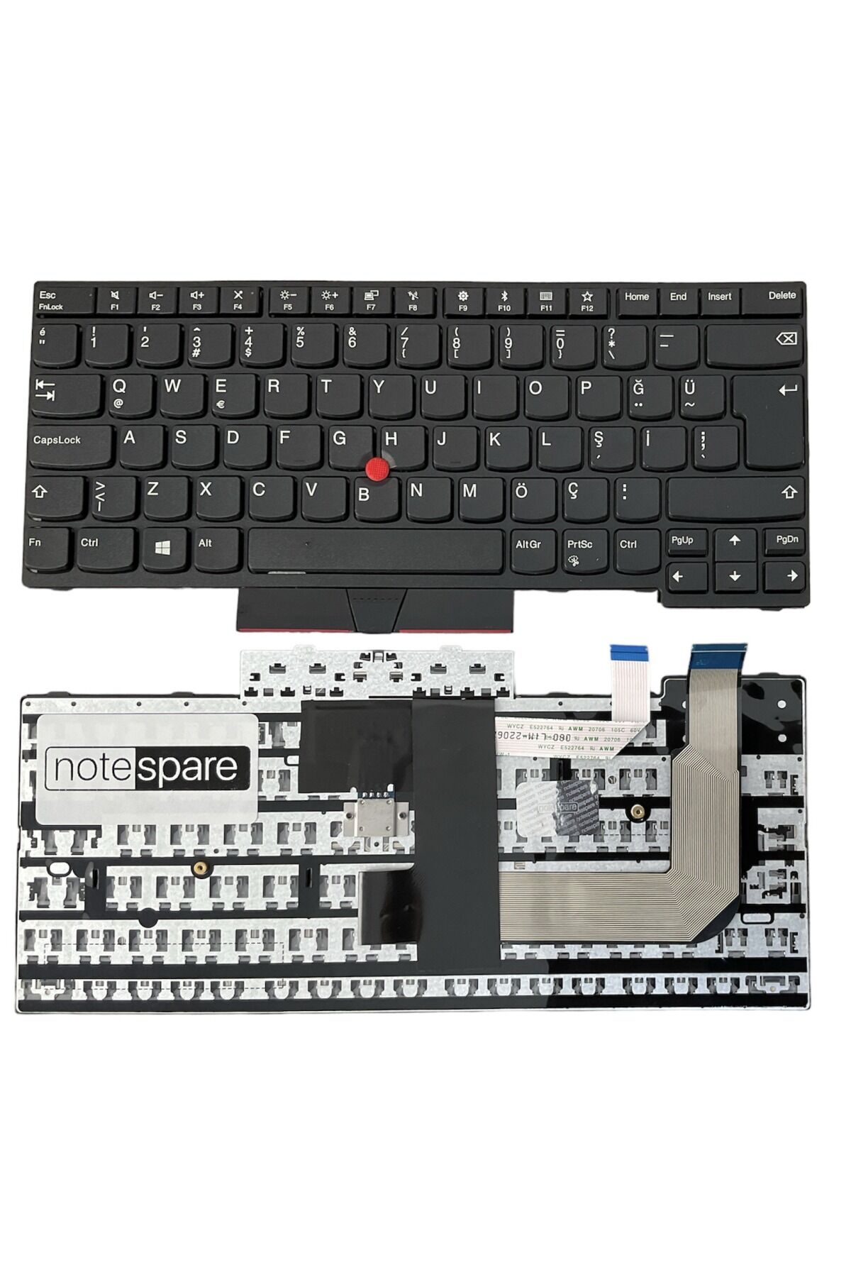 Lenovo ile Uyumlu ThinkPad SN20L72890, SN5360, SN5360BL F05A Notebook Klavye Siyah TR