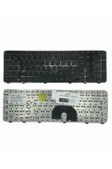 Hp ile Uyumlu Pavilion DV6-6C04ST (A7N31EA), DV6-6C04ST (A7N31EA) Notebook Klavye Siyah TR