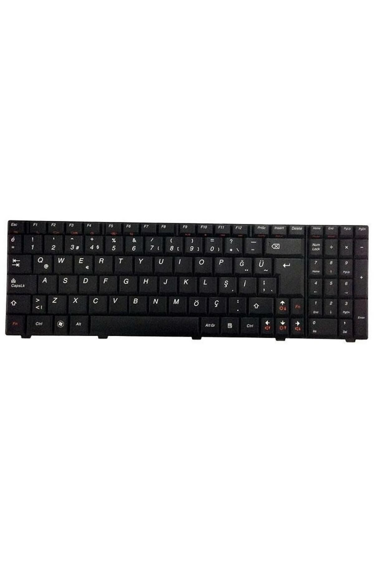 Lenovo ile Uyumlu IdeaPad G560 Type 20042, G560 Type 20679 Notebook Klavye Siyah TR