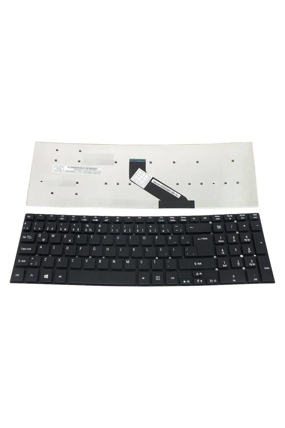 Acer ile Uyumlu Aspire V17 Nitro VN7-791G, V3-551G-10468G75Makk Notebook Klavye Siyah TR