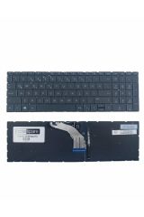 Hp ile Uyumlu Pavilion Gaming 15-dk0006nt (6ZH62EA) Işıklı Klavye Siyah TR