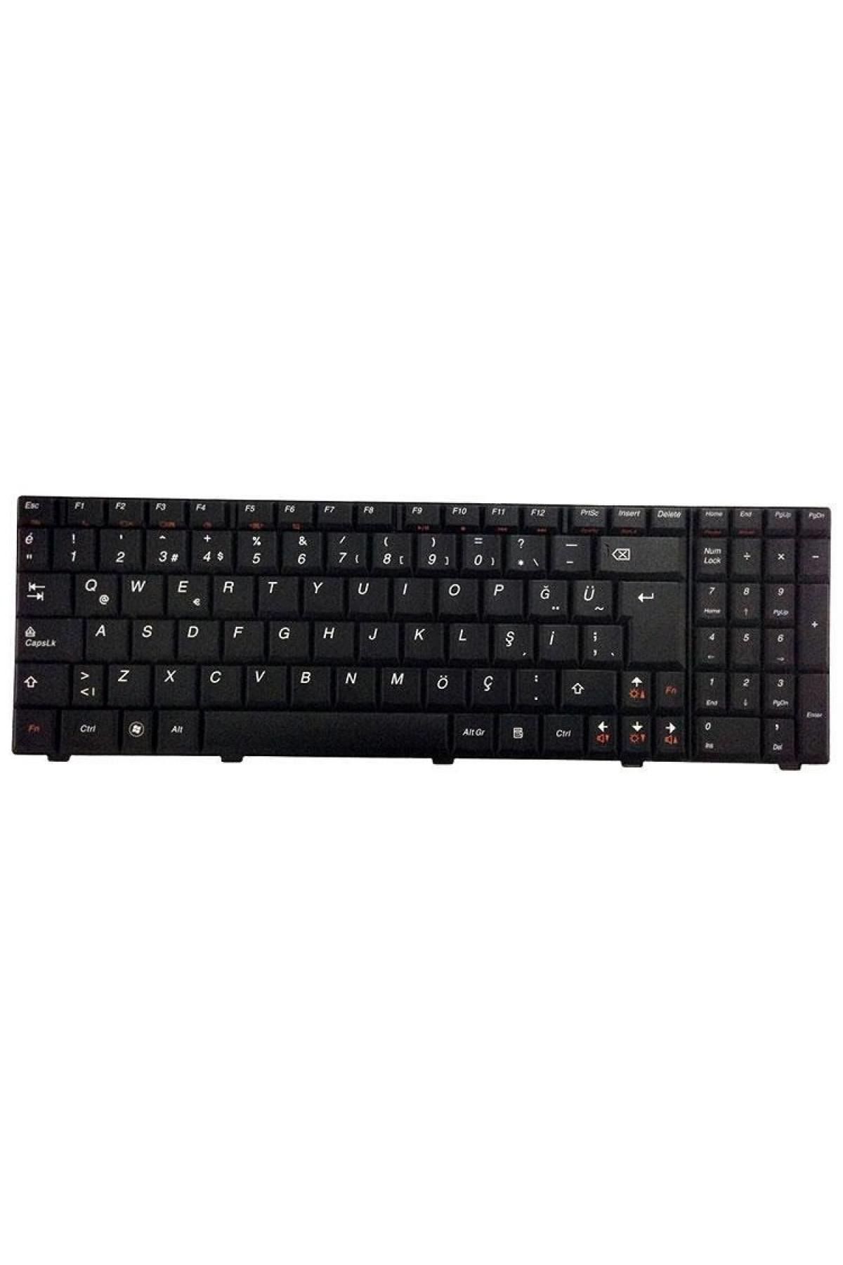 Lenovo ile Uyumlu MP-09F86TQ-6861, N4L-TR, N4T-TUR Notebook Klavye Siyah TR