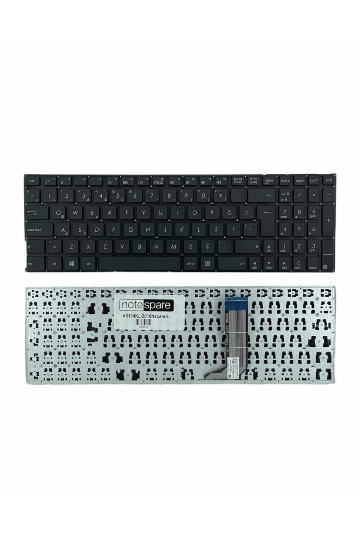 Asus ile Uyumlu X556UF-XX113T, X556UJ-XO015D, X556UQ-DM537T Notebook Klavye Siyah TR