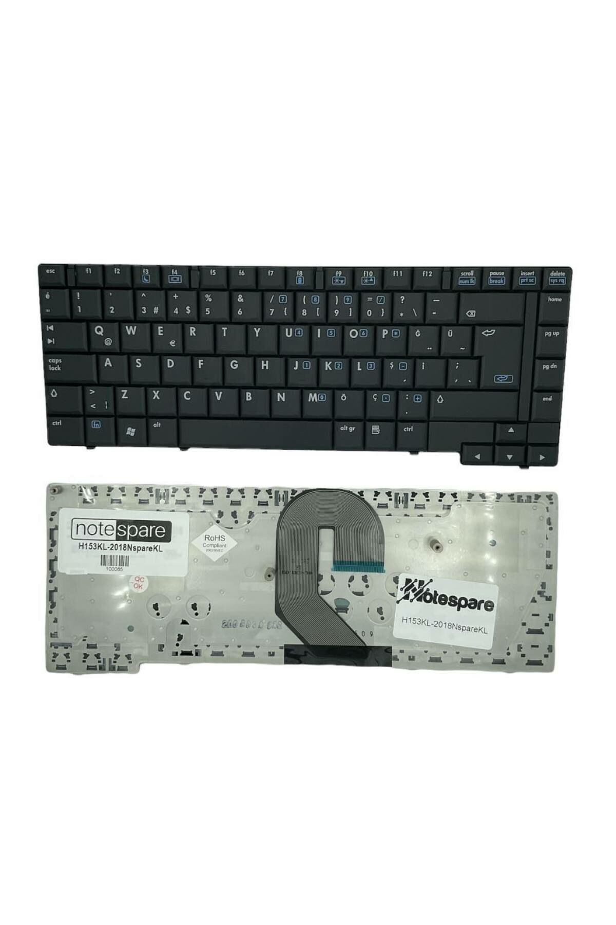 Hp ile Uyumlu NSK-H4A01, NSK-H4A0T, V070526AK1, V070526AK1 Notebook Klavye Siyah TR