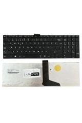 Toshiba ile Uyumlu Satellite C850D-10Q, C850D-10T, C850D-11Q Klavye Çerçevesiz Siyah TR