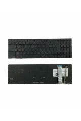 Asus ile Uyumlu R555JW, R555JX, R555Z, R555ZU, R561V, R561VX Notebook Klavye Işıklı Siyah TR