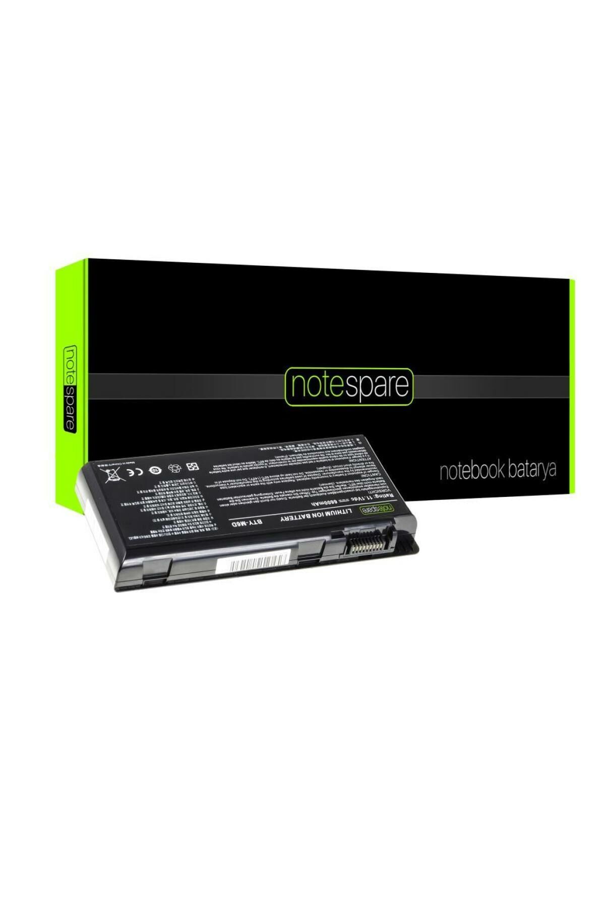 MSI ile Uyumlu GT70 2PE-1424TR Dominator Pro, GT70 2PE-1425TR Dominator Pro Notebook Batarya Pil