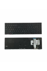 Asus ile Uyumlu Rog GL752VL-T4037T, GL752VW-T4503T, GL771JM-DH71 Notebook Klavye Işıklı Siyah TR