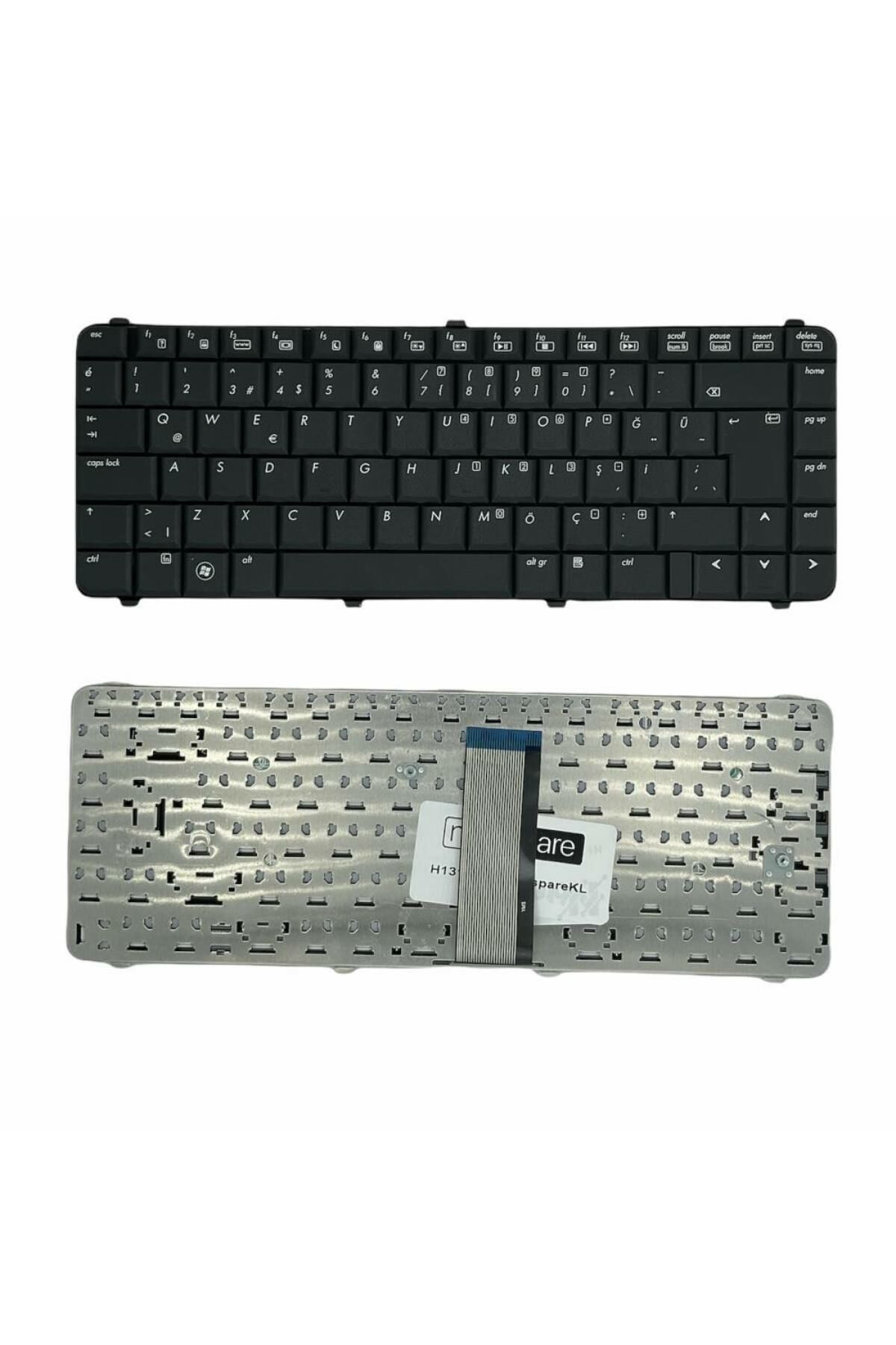 Hp ile Uyumlu Compaq 6735s FU310EA, 6735s FU331EA, 6735s FU553EA Notebook Klavye Siyah TR