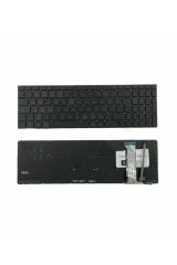 Asus ile Uyumlu VivoBook Pro N552V, N552VW, N552VX Notebook Klavye Işıklı Siyah TR