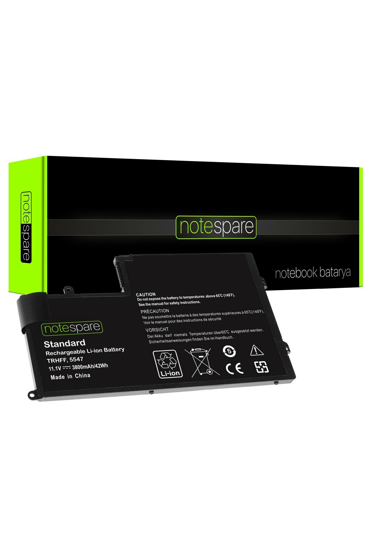 Dell ile Uyumlu P38F (P38F001), P39F (P39F001) Notebook Batarya Pil