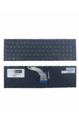 Hp ile Uyumlu Pavilion Gaming 15-dk2060nt (54T16EA) Işıklı Klavye Siyah TR