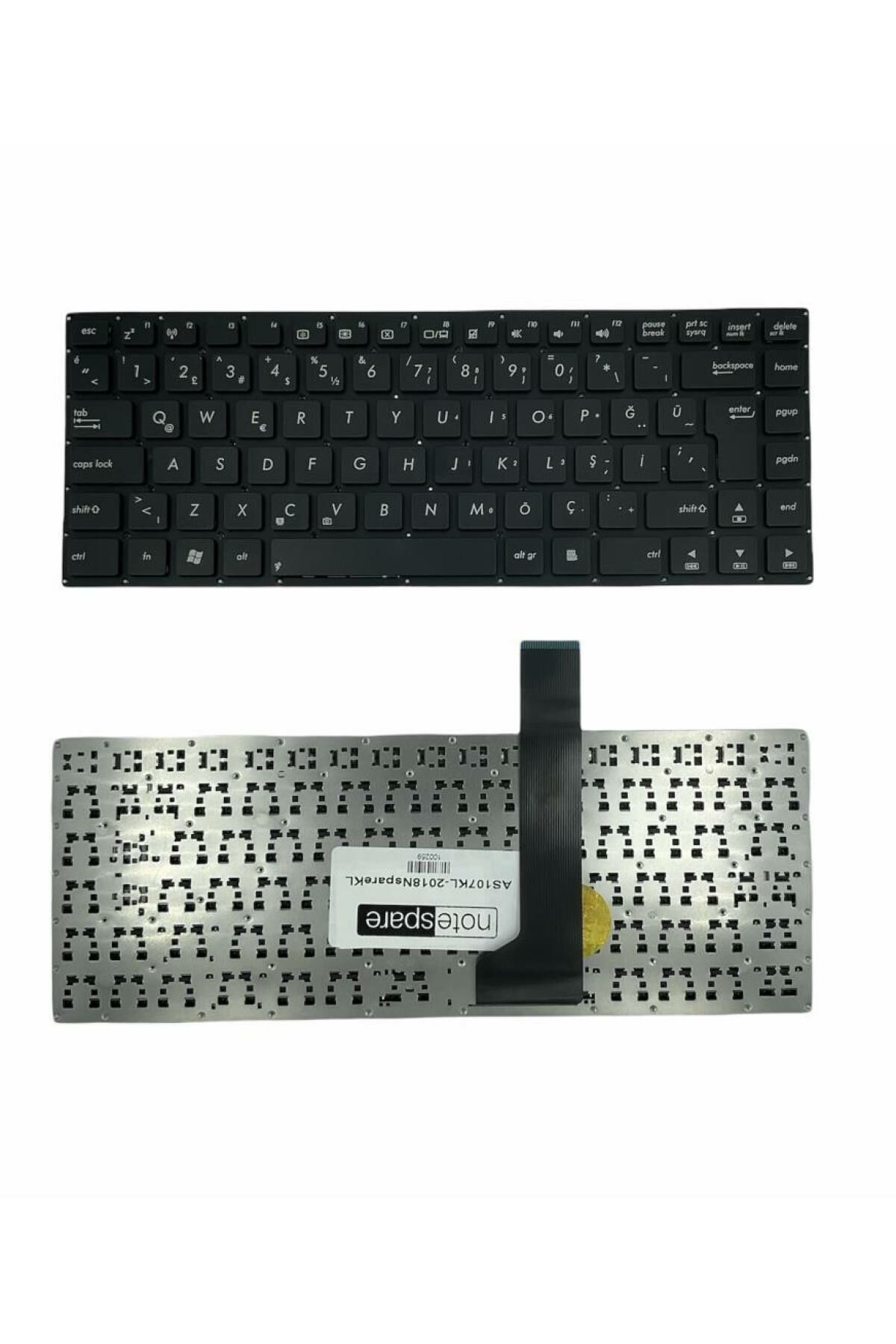 Asus ile Uyumlu S405CB, S405CM, S46, S46C, S46CA, S46CB, S46CM Notebook Klavye Siyah TR
