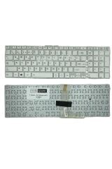 Toshiba ile Uyumlu Satellite L70-A-13E, L70-A-K5S, L70-A-K6S, L70-A-L2S Notebook Klavye Beyaz TR