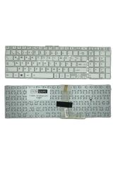Toshiba ile Uyumlu Satellite L70-A-M1S, M50-A-10F, M50-A-10G, M50-A-11H Notebook Klavye Beyaz TR