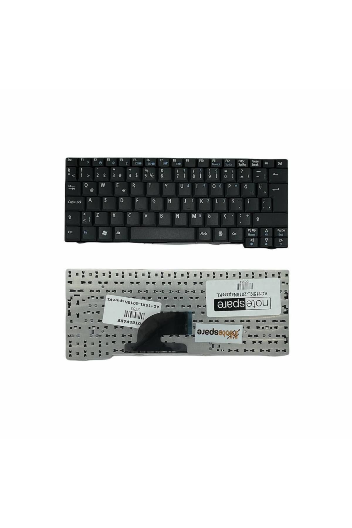 Acer ile Uyumlu MP-08B43U4-698, MP-08B43U4-9201, MP-08B43U4-9203 Notebook Klavye Siyah TR