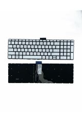HP 15s-eq1040nt 2D8G1EA, 15s-eq1041nt 2D8G0EA Uyumlu Notebook Klavye Işıklı Gümüş Gri TR