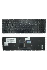 Toshiba ile Uyumlu Satellite L50-B-1CK, L50-B-1DC, L50-B-1DG, L50-B-1DJ Işıklı Klavye Siyah TR