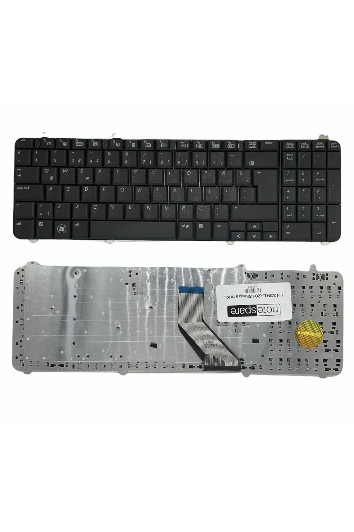 Hp ile Uyumlu Pavilion DV6-1325ET (VT923EA), DV6-1330ET (VL067EA) Notebook Klavye Siyah TR
