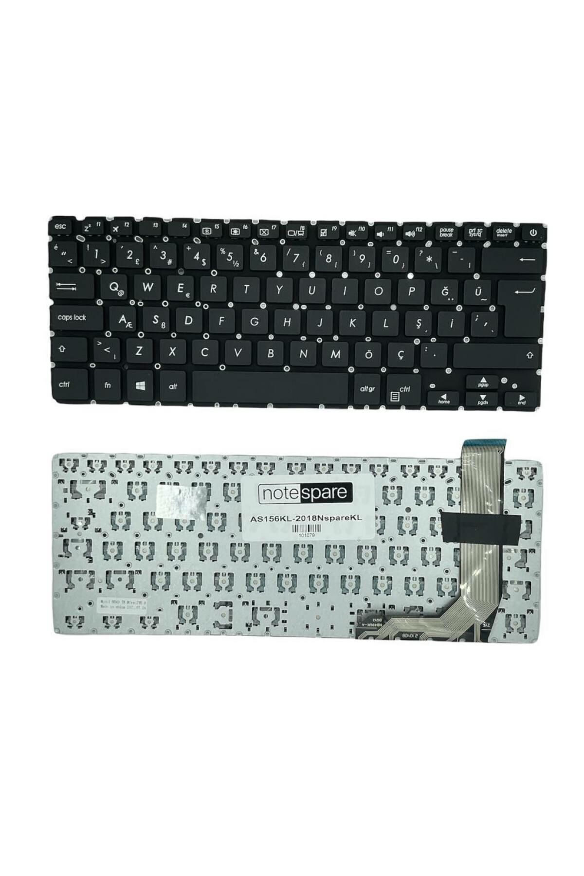 Asus ile Uyumlu 90NB0HR1-R31TU3 Notebook Klavye Siyah TR