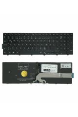 Dell ile Uyumlu MP-13N73US-442, NSK-LR0SC0T, NSK-LR0SW 0T Notebook Klavye Işıklı Siyah TR